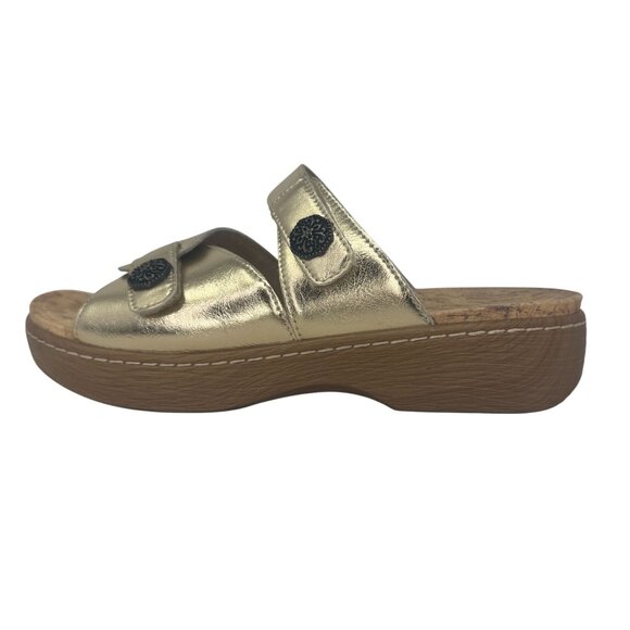 Alegria Style Krystal Style Sandals Womens 9.5 - 10 EU40 Gold Champagne - Picture 8 of 16